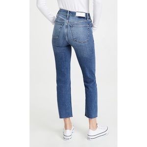 RE/DONE Originals Stove Pipe High Rise Straight Jeans
